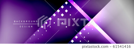 Abstract background - squares and lines composition created with lights and shadows. Technology or business digital template Abstract background - squares and lines composition created with lights and shadows. Technology or business digital template 61541416