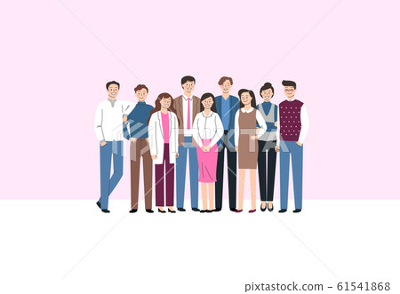 Crowd people and groups concept illustration 004 Crowd people and groups concept illustration 004 61541868