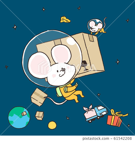 2020 New Year of Rat greeting card design illustration 009 2020 New Year of Rat greeting card design illustration 009 61542208