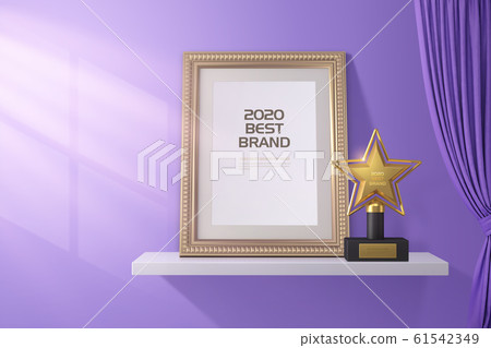 3d rendering of Trophy, Winning or Awards 013 61542349