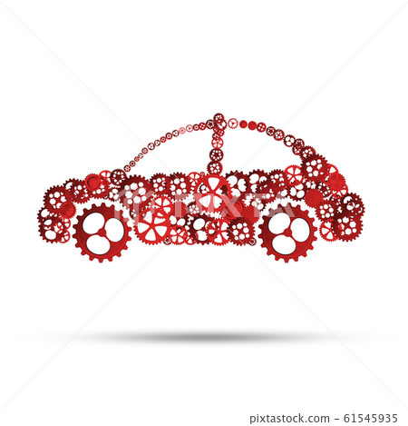 Car service or manufacturing icon Car service or manufacturing icon 61545935
