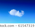 white cloud in the blue sky, for background 61547319
