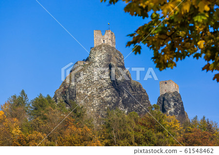 Trosky Castle in Bohemia paradise - Czech republic 61548462
