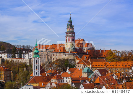 Cesky Krumlov castle in Czech Republic 61548477