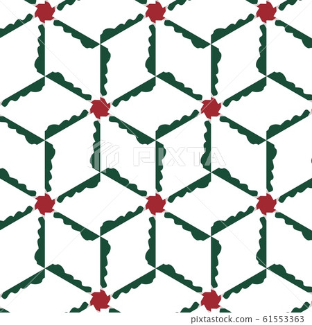 Vintage christmas pattern in retro 80s style. Vintage christmas pattern in retro 80s style. 61553363