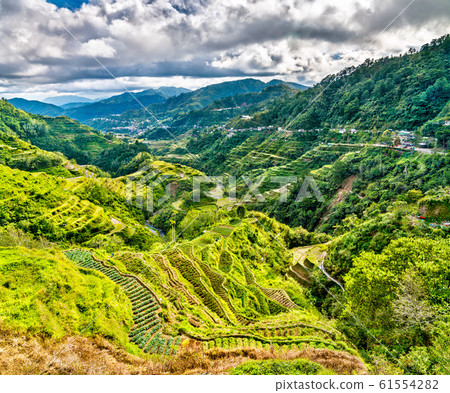 Banaue Rice Terraces - northern Luzon, UNESCO world heritage in Philippines. Banaue Rice Terraces - northern Luzon, UNESCO world heritage in Philippines. 61554282