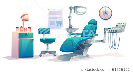 Dentist office dental cabinet interior stomatology Dentist office dental cabinet interior stomatology 61556192