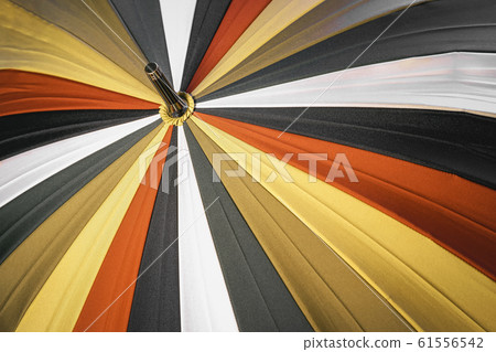 Colorful background of dome of the umbrella closeup 61556542