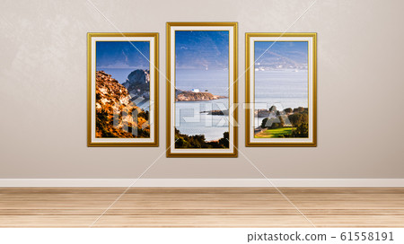 Triptych Picture Frame in the Room 61558191