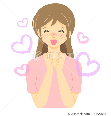 一個女人飛翔的心(愛的表情) 一個女人飛翔的心(愛的表情) 61558612