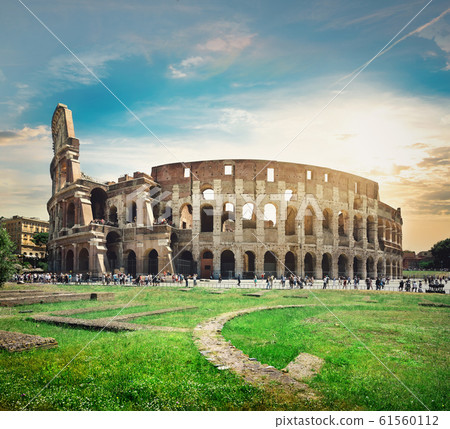 Ruins of great colosseum 61560112