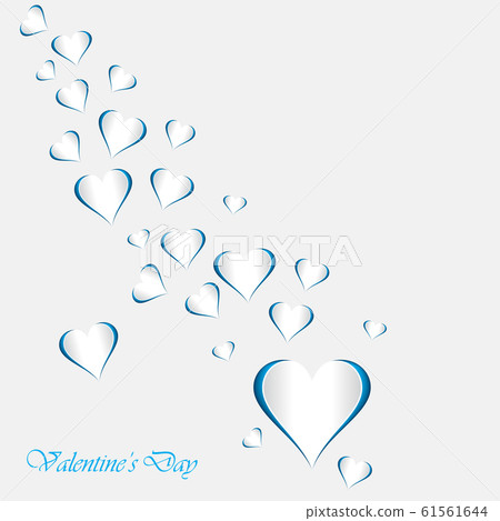 Valentine day background. 61561644