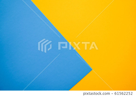 Lovely flat lay background with color paper 61562252