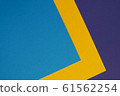 Bright flat lay background with color paper 61562254