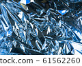 Abstract crumpled foil background. Grunge photo 61562260