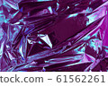 Abstract crumpled foil background. Grunge photo 61562261