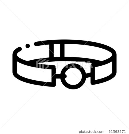 Ball Gag Sex Toy Icon Vector Outline Illustration 61562271