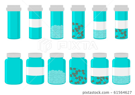 Illustration on theme big colored set different 61564627