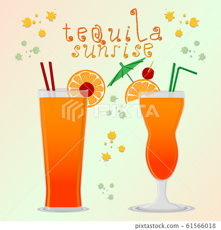 Vector illustration for alcohol cocktail tequila Vector illustration for alcohol cocktail tequila 61566018