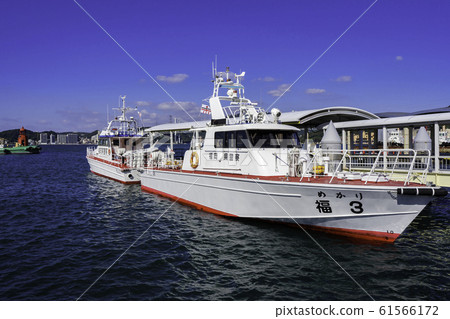 福岡縣北九州市門司復古福岡縣警察巡邏船門司區 61566172