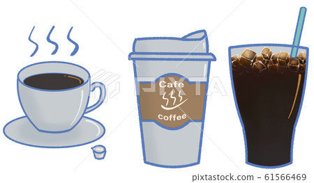 Cafe ice coffee hot coffee beverage 61566469