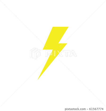 Lightning bolt flash thunderbolt icons vector Lightning bolt flash thunderbolt icons vector 61567774