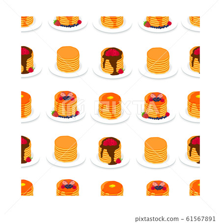 vector icon illustration logo for yellow pancake 61567891