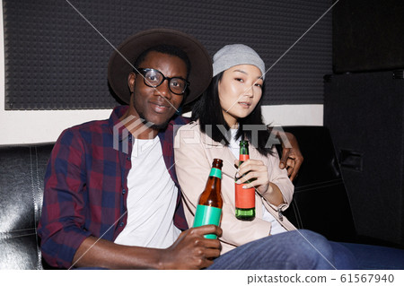 Young Couple in Nightclub 61567940