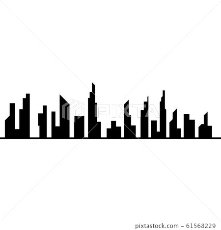 Modern City skyline . city silhouette. vector Modern City skyline . city silhouette. vector 61568229