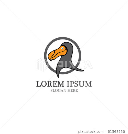 dodo bird logo and symbol vector 61568230