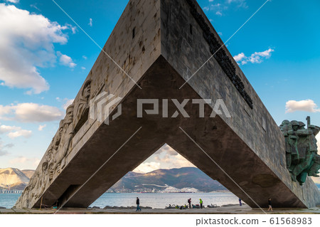 Russia. Krasnodar region. Monument to the defenders of Malaya Zemlya in the city of Novorossiysk. 61568983