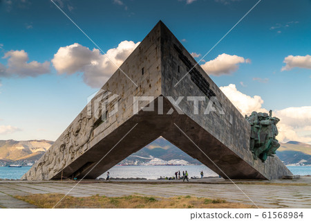 Russia. Krasnodar region. Monument to the defenders of Malaya Zemlya in the city of Novorossiysk. Russia. Krasnodar region. Monument to the defenders of Malaya Zemlya in the city of Novorossiysk. 61568984