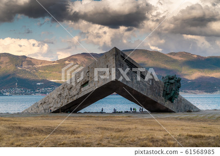 Russia. Krasnodar region. Monument to the defenders of Malaya Zemlya in the city of Novorossiysk. Russia. Krasnodar region. Monument to the defenders of Malaya Zemlya in the city of Novorossiysk. 61568985