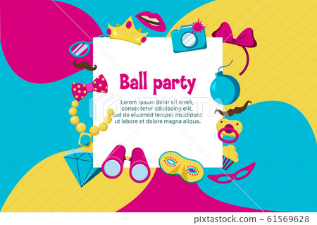 Photo Booth Party Invitation Card 61569628