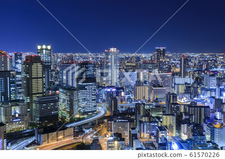 大阪北的夜景 大阪北的夜景 61570226