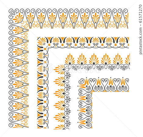 Decorative seamless border Decorative seamless border 61571270