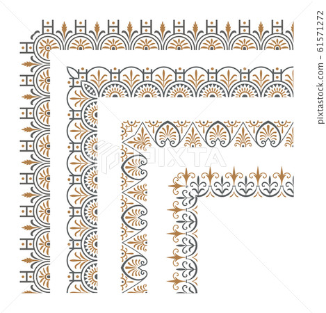 Decorative seamless border Decorative seamless border 61571272