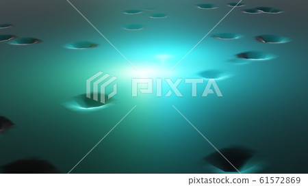 Crater digging into the ground 61572869