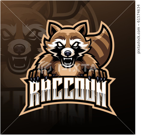 Raccoon esport mascot logo design Raccoon esport mascot logo design 61574634