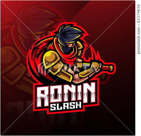 Ronin sport mascot logo design Ronin sport mascot logo design 61574638