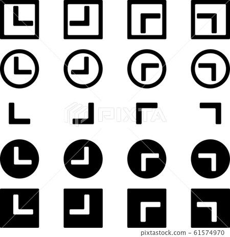 Arrow icon four direction set Arrow icon four direction set 61574970