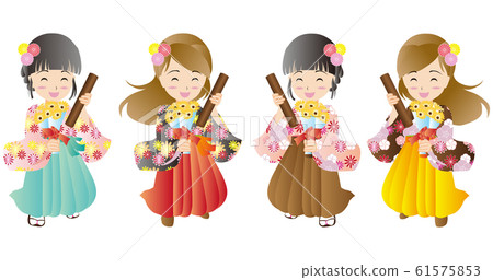 Diploma Graduation ceremony Hakama Diploma Graduation ceremony Hakama 61575853