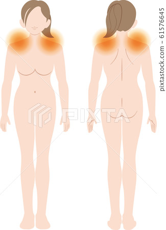 溫暖的肩膀女人沒有輪廓 61576645