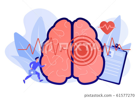 Stroke concept vector illustration. 61577270