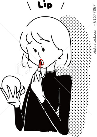 Retro girl (lipstick) 61577867