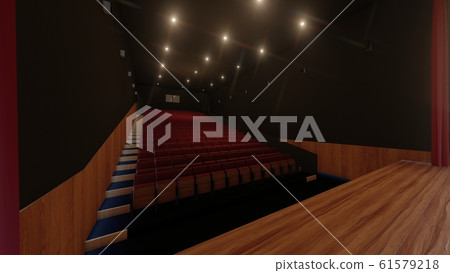 Movie theater No people Seat folded illustration 33 Movie theater No people Seat folded illustration 33 61579218
