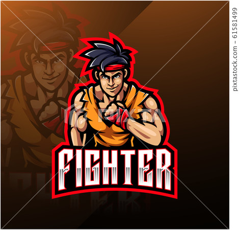 Fighter sport mascot logo design Fighter sport mascot logo design 61581499