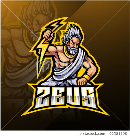 Zeus sport mascot logo design 61581508