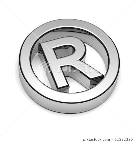 Trademark Chrome Sign Trademark Chrome Sign 61582380