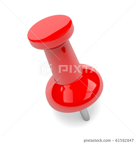 Red Pushpin Red Pushpin 61582847